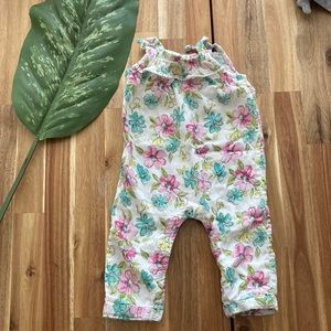Floral print jumpsuit